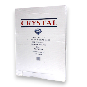 1,000x Poly Bags 15x20 inch