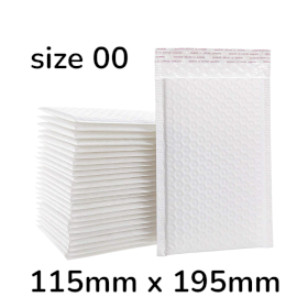 100x Jiffy Airkraft White 115x195mm