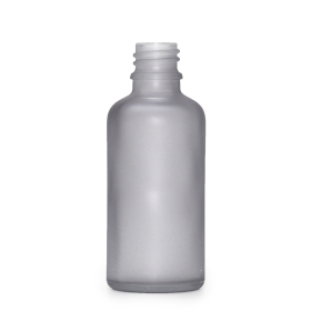 264x 50ml Frosted Grey Glass Dropper Bottle