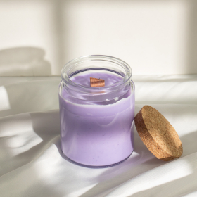 6x Woodwick Soy Candle - Wild Lavender - White Label