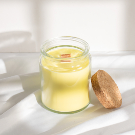 6x Woodwick Soy Candle - Forest Resin - White Label