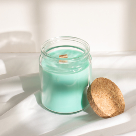 6x Woodwick Soy Candle - Moss & Mist - White Label