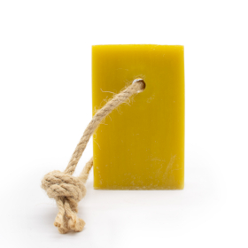 6x Rustic Hanging Soap 150g - Lemon Zest - White Label
