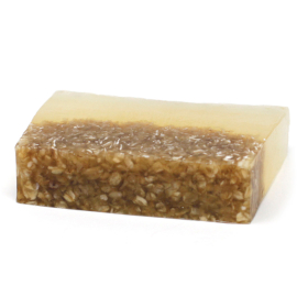 Sliced Soap Loaf (13pcs) - Honey & Oatmeal - White Label