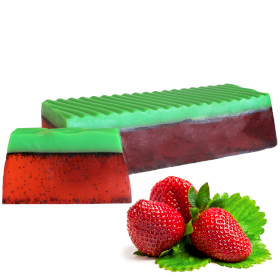 Tropical Paradise Soap Loaf 1.1kg - Strawberry - White Label