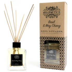 Essential Oil Reed Diffuser - Basil & May Chang