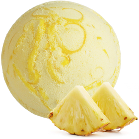 16x Tropical Paradise Coco Bath Bomb 180g - Pineapple - White Label