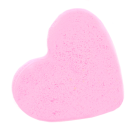 16x Bubblegum Love Heart Bath Bomb 70g - White Label