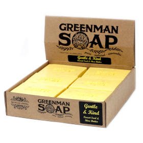 12x Greenman Soap 100g - Gentle & Kind