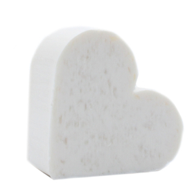 100x Heart Guest Soap - Coconut - White Label