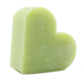 100x Heart Guest Soap - Green Tea - White Label