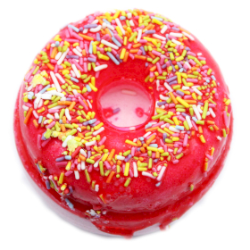 16x Strawberry & Banana Bath Donut 180g  - White Label