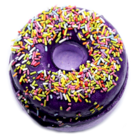 16x Blackberry and Almond Bath Donut 180g  - White Label
