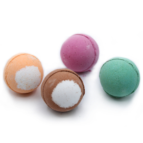 16x Festive Mix Jumbo Bath Bomb 180g - White Label