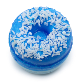 16x Blueberry Bath Donut 180g - White Label