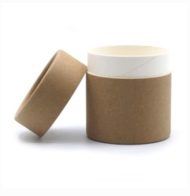 12x Brown Kraft Cardboard Tube H:8.5cmx D:7.5cm