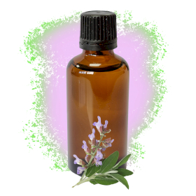 10x Clary Sage Essential Oil 50ml - White Label