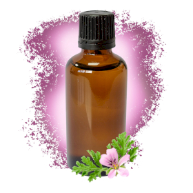 10x Rose Geranium Essential Oil 50ml - White Label