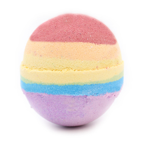 16x Rainbow \'\'Fruit Salad\'\' Bath Bomb 180g - White Label