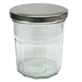 10x Jam Jar - Twelve Sides & Lid