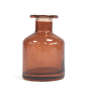6x 140 ml Round Alchemist Reed Diffuser Bottle - Amber