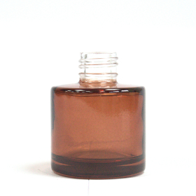 6x 50 ml Round Reed Diffuser Bottle - Amber