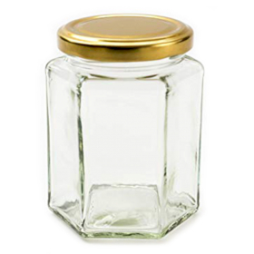 28x Jam Jar - Six Sides & Lid