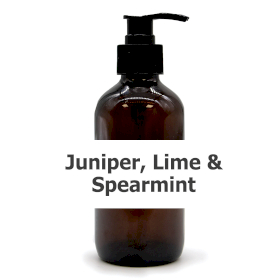 4x Juniper, Lime, Spearmint Hand & Body Wash 250ml - White Label