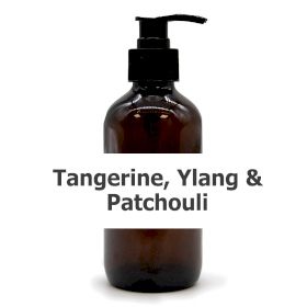 4x Tangerine, Ylang, Patchouli Hand & Body Wash 250ml - White Label