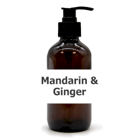 4x Mandarin, Ginger Hand & Body Wash 250ml - White Label