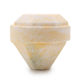 16x White & Gold Gemstone Bath Bomb - White Label