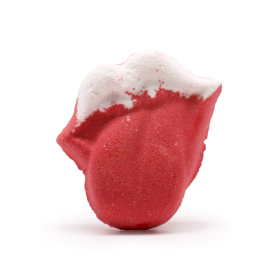 12x White Label Lips Bathbomb 60g - Raspberry & Pomergranate