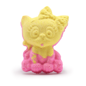 8x White Label Cat Bathbomb 80g - Banana