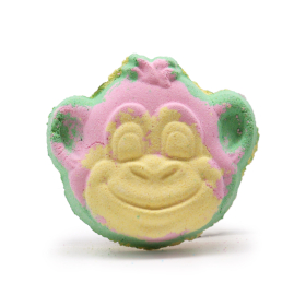 8x White Label Monkey Bathbomb 90g - Guava & Strawberry