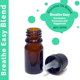 50x Breathe Easy Essential Oil Blend 10ml - White Label