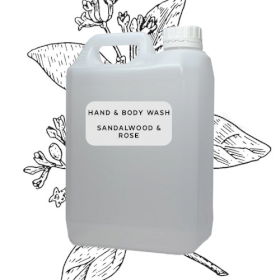 10x Sandalwood & Rose Hand & Body Wash (L)