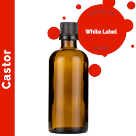10x Castor Carrier Oil 100ml - White Label