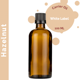 10x Hazelnut Carrier Oil 100ml - White Label
