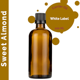 10x Sweet Almond  Carrier Oil 100ml - White Label