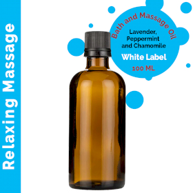 10x Relaxing Massage Oil 100ml - White Label