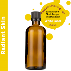 10x Radiant Skin Massage Oil 100ml - White Label