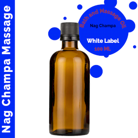 10x Nag Champa Massage Oil 100ml - White Label