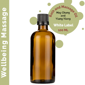 10x Wellbeing Massage Oil 100ml - White Label
