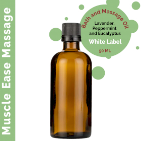 10x Muscle Ease Massage Oil 50ml - White Label