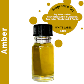 10x Amber Fragrance Oil 10ml - White Label