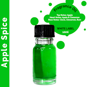 10x Apple Spice Fragrance Oil 10ml - White Label