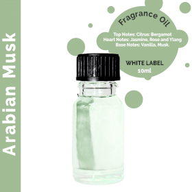 10x Arabian Musk Fragrance Oil 10 ml - White Label