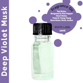Deep Violet Musk Fragrance Oil UNLABELLED AW Aromatics White