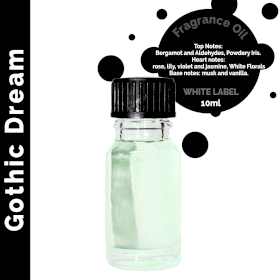 10x Gothic Dream Fragrance Oil 10ml - White Label