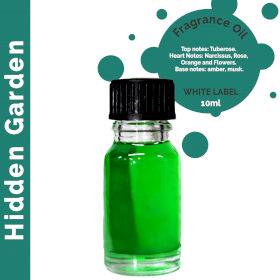 10x Hidden Garden Fragrance Oil 10ml - White Label